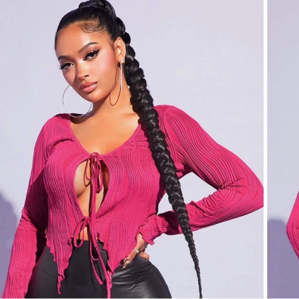 Hot pink top